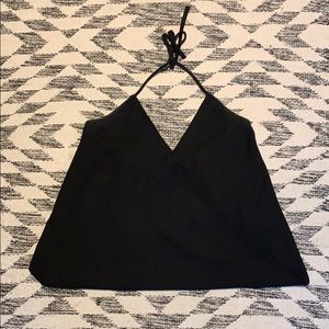 Cute halter black top